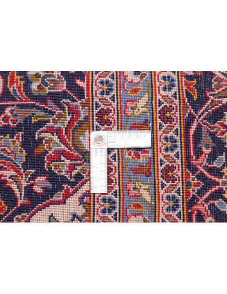 Rug Kashan Fine Persia brown yellow 100x148