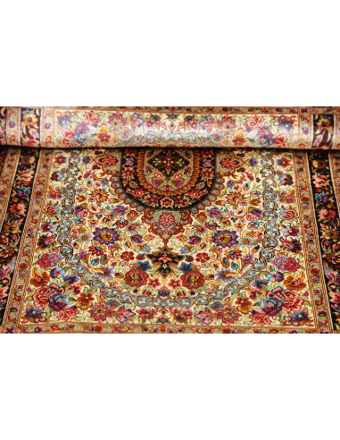 Ghom Seta 61x90 Cm Ghom Seta, Persia, 100% Seta (ordito: