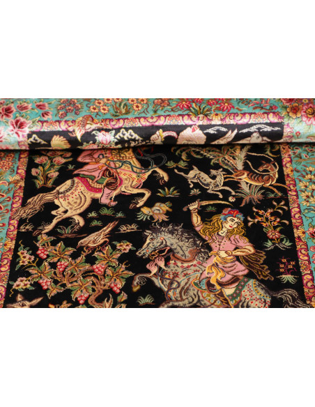 Ghom Seta 62x90 Cm Ghom Seta, Persia, 100% Seta,