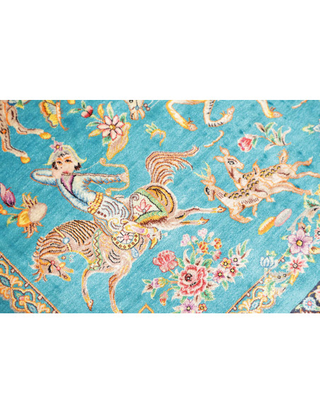 Ghom Silk 59x96 Cm Ghom Silk Persia 100% Silk (warp: Silk)