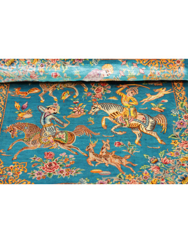 Ghom Silk 59x96 Cm Ghom Silk Persia 100% Silk (warp: Silk)