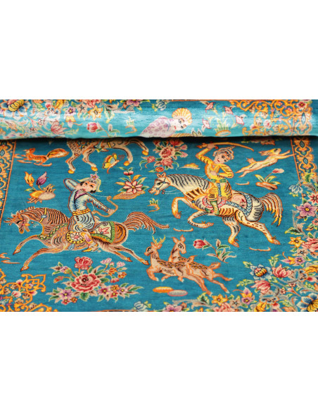 Ghom Silk 59x96 Cm Ghom Silk Persia 100% Silk (warp: Silk)