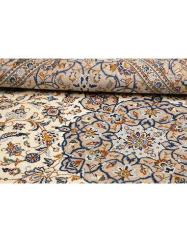 Kashan 195x292 Cm Kashan, Persia, Lana Cardata A Mano