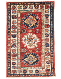 Tappeto Kazak Fine Pakistan beige rosso 62x97
