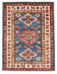 Rug Kazak Fine Pakistan maroon 62x83