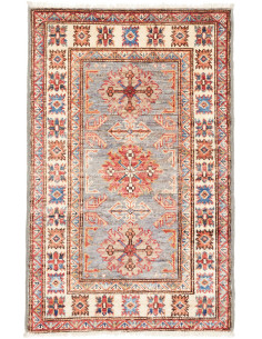 Rug Kazak Fine Pakistan maroon 62x96