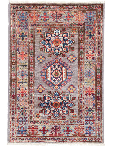 Rug Kazak Fine Pakistan maroon 62x91