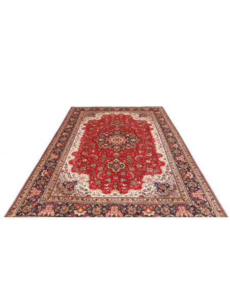 Tabriz 200x300 Cm Tabriz, Persia, Hand-carded Wool (warp: