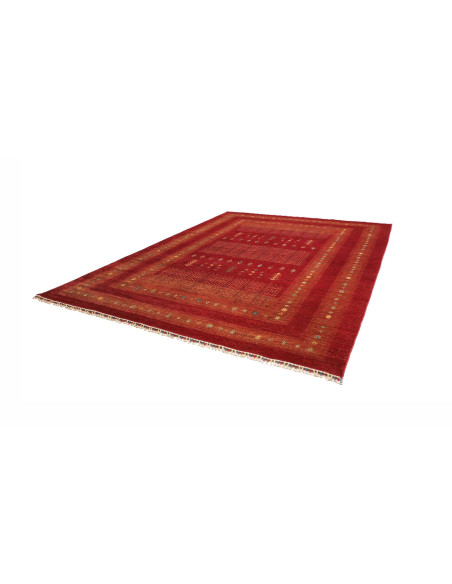 Rug Siva Pakistan maroon yellow 282x359