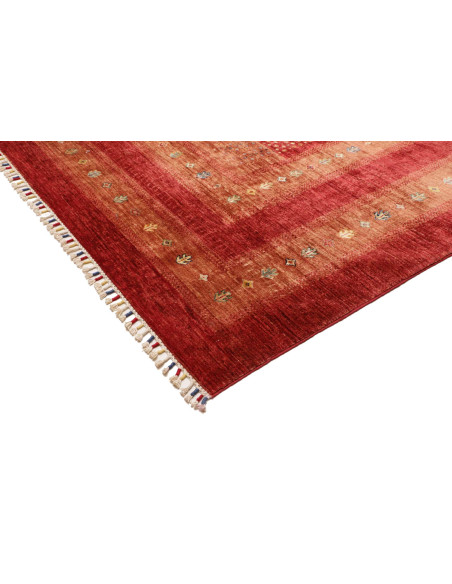 Rug Siva Pakistan maroon yellow 282x359
