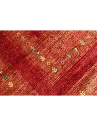 Rug Siva Pakistan maroon yellow 282x359