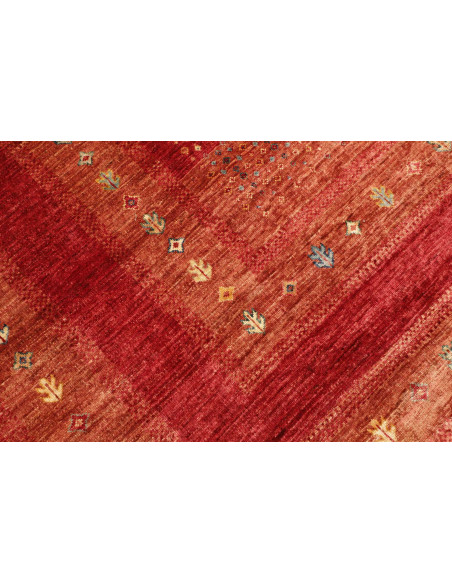 Rug Siva Pakistan maroon yellow 282x359