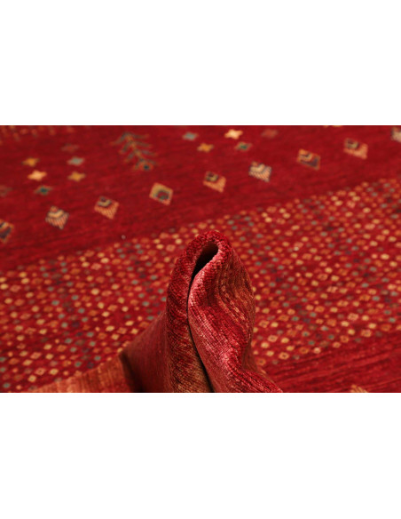 Rug Siva Pakistan maroon yellow 282x359