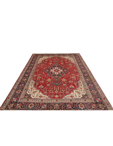 Tabriz 202x300 Cm Tabriz, Persia, Hand-carded Wool (warp