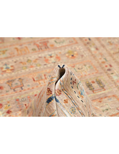 Rug Rubin Pakistan maroon grey 162x239