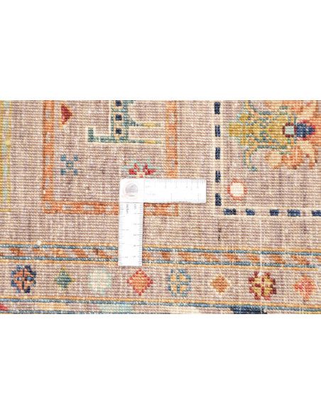 Rug Rubin Pakistan maroon grey 162x239