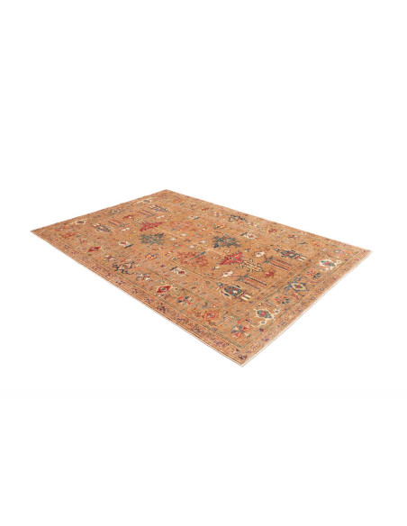 Rug Kazak Fine Pakistan maroon beige 170x241