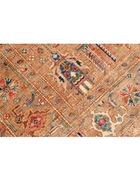 Rug Kazak Fine Pakistan maroon beige 170x241