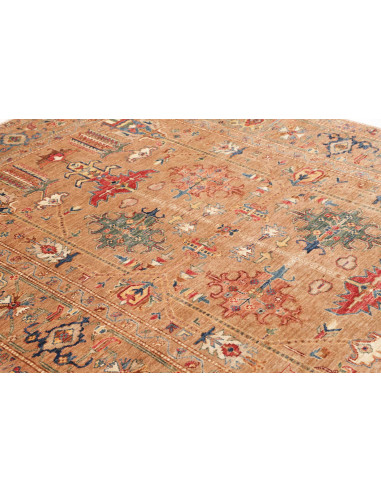 Rug Kazak Fine Pakistan maroon beige 170x241