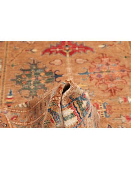 Rug Kazak Fine Pakistan maroon beige 170x241