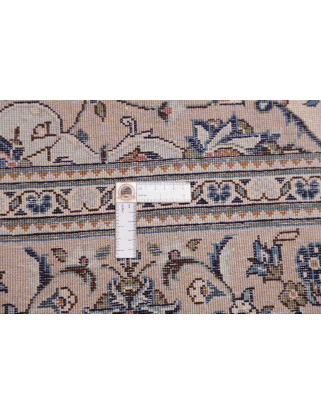 Kashan 195x308 Cm Kashan, Persia, Lana Cardata A Mano