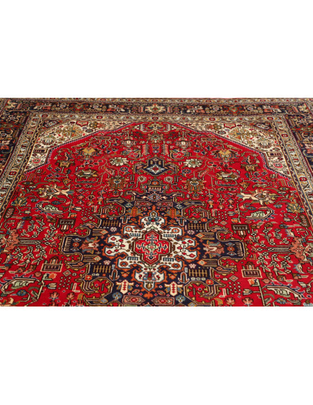 Tabriz 203x295 Cm Tabriz Persia Lana Cardata A Mano