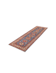 Rug Kazak Fine Pakistan white grey 83x245 2