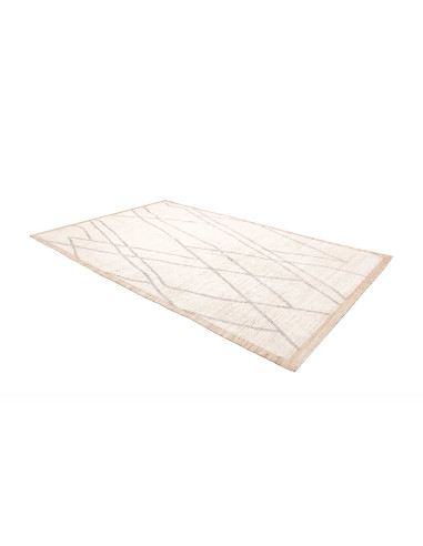 Rug white beige 200x313