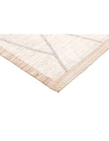 Tappeto Gabbeh Marrakech Pakistan bianco beige 200x313