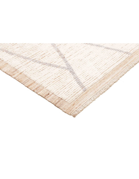 Rug Gabbeh Marrakech Pakistan white beige 200x313