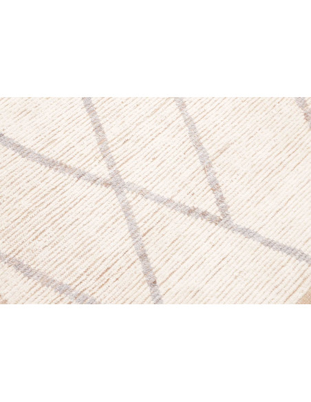 Rug white beige 200x313