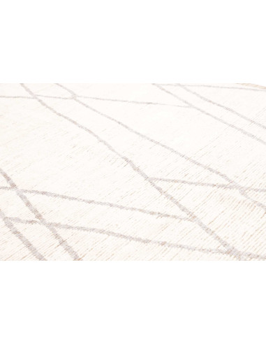 Rug white beige 200x313