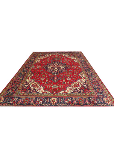 Tabriz 248x342 Cm Tabriz, Persia, Hand-carded Wool (warp: