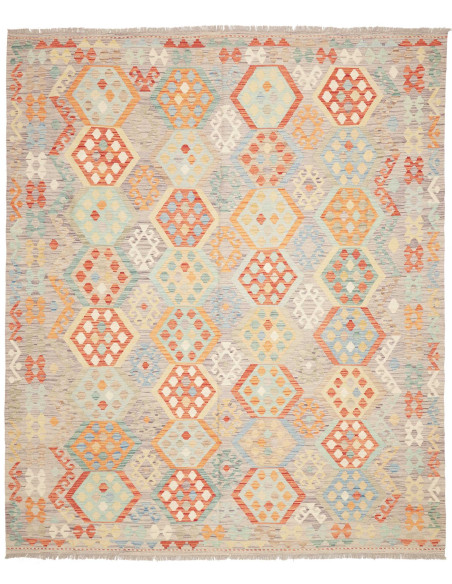Tappeto Kilim Afghanistan marrone beige 245x293