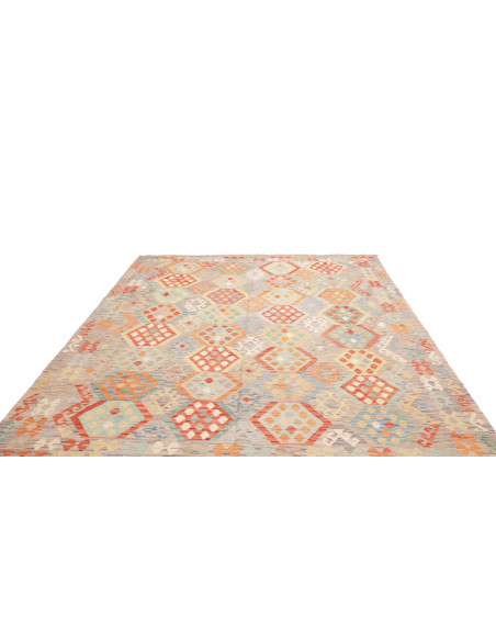 Tappeto Kilim Afghanistan marrone beige 245x293
