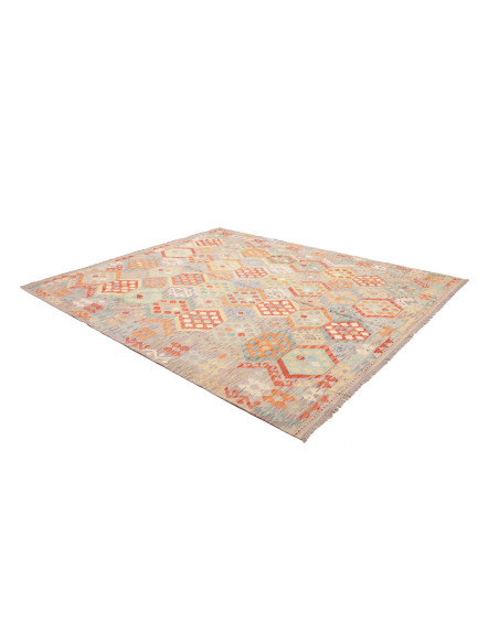 Tappeto Kilim Afghanistan marrone beige 245x293