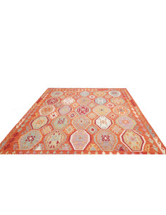 Rug Kilim Afghanistan maroon 255x296 2