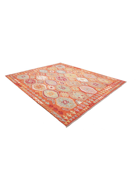 Rug Kilim Afghanistan maroon 255x296