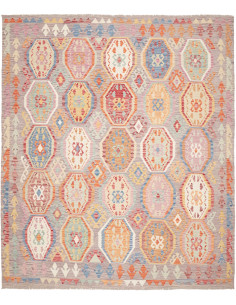 Tappeto Kilim Afghanistan marrone beige 252x290