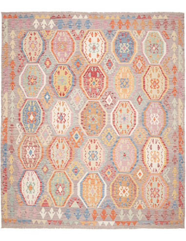 Tappeto Kilim Afghanistan marrone beige 252x290