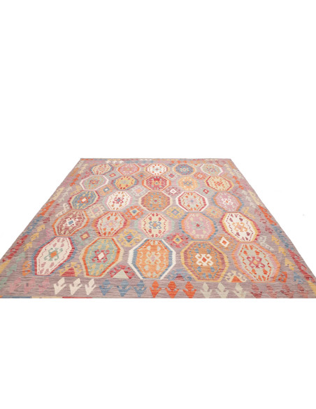 Tappeto Kilim Afghanistan marrone beige 252x290