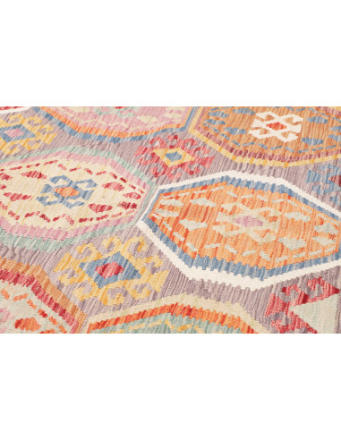 Tappeto Kilim Afghanistan marrone beige 252x290