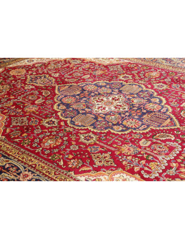 Tabriz 252x345 Cm Tabriz, Persia, Lana Cardata A Mano
