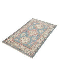 Kazak 82x127 Cm Kazak Afghanistan Hand-carded Wool warp: 2