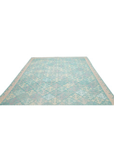 Tappeto Kilim Afghanistan beige blu 247x297 2
