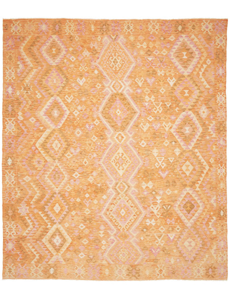 Rug Kilim Afghanistan brown yellow 258x296