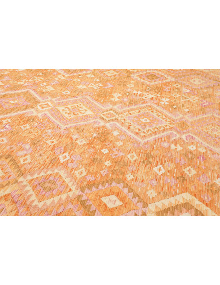 Rug Kilim Afghanistan brown yellow 258x296