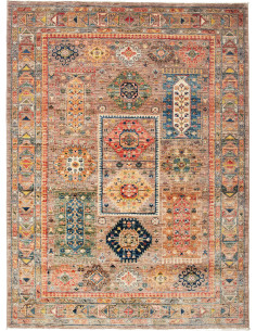 Tribal 150x200 Cm Tribal, Pakistan, Hand-carded Wool warp: