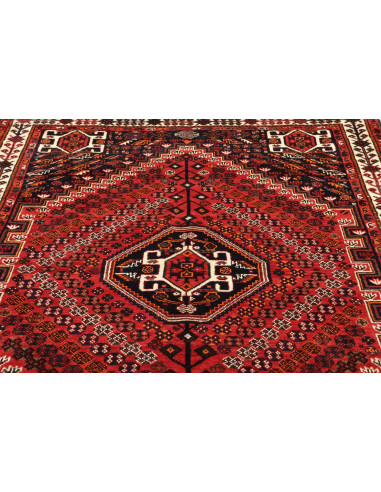 Rug Shiraz Fine Persia maroon blue 170x254