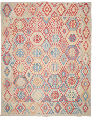 Tappeto Kilim Afghanistan marrone beige 267x340